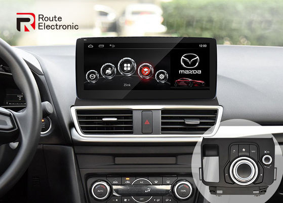 Bộ phận đầu âm thanh nổi trên ô tô Android Mazda 3 với cần điều khiển màn hình cảm ứng
