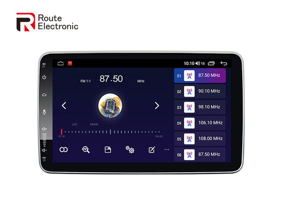 Âm thanh nổi trên ô tô có thể xoay 10,1 inch 2 Din có thể điều chỉnh bằng CarPlay không dây