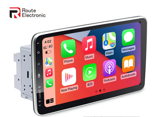 Âm thanh nổi trên ô tô có thể xoay 10,1 inch 2 Din có thể điều chỉnh bằng CarPlay không dây