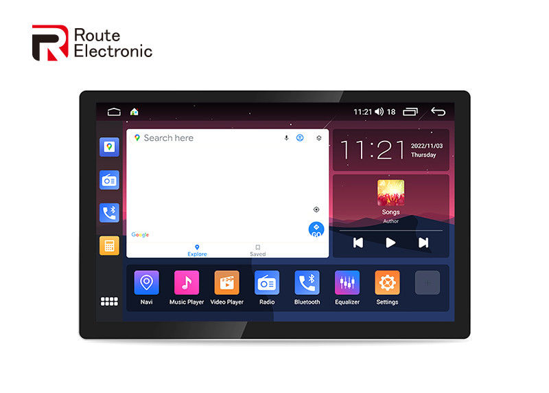 OEM Universal Car Stereo, 12,95 &quot;Trình phát video trên ô tô với màn hình đen được trang bị đầy đủ